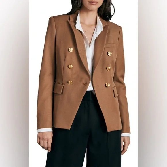 Rag & Bone Preston Blazer in Dark Tan Sz 2 NWT - Picture 1 of 7